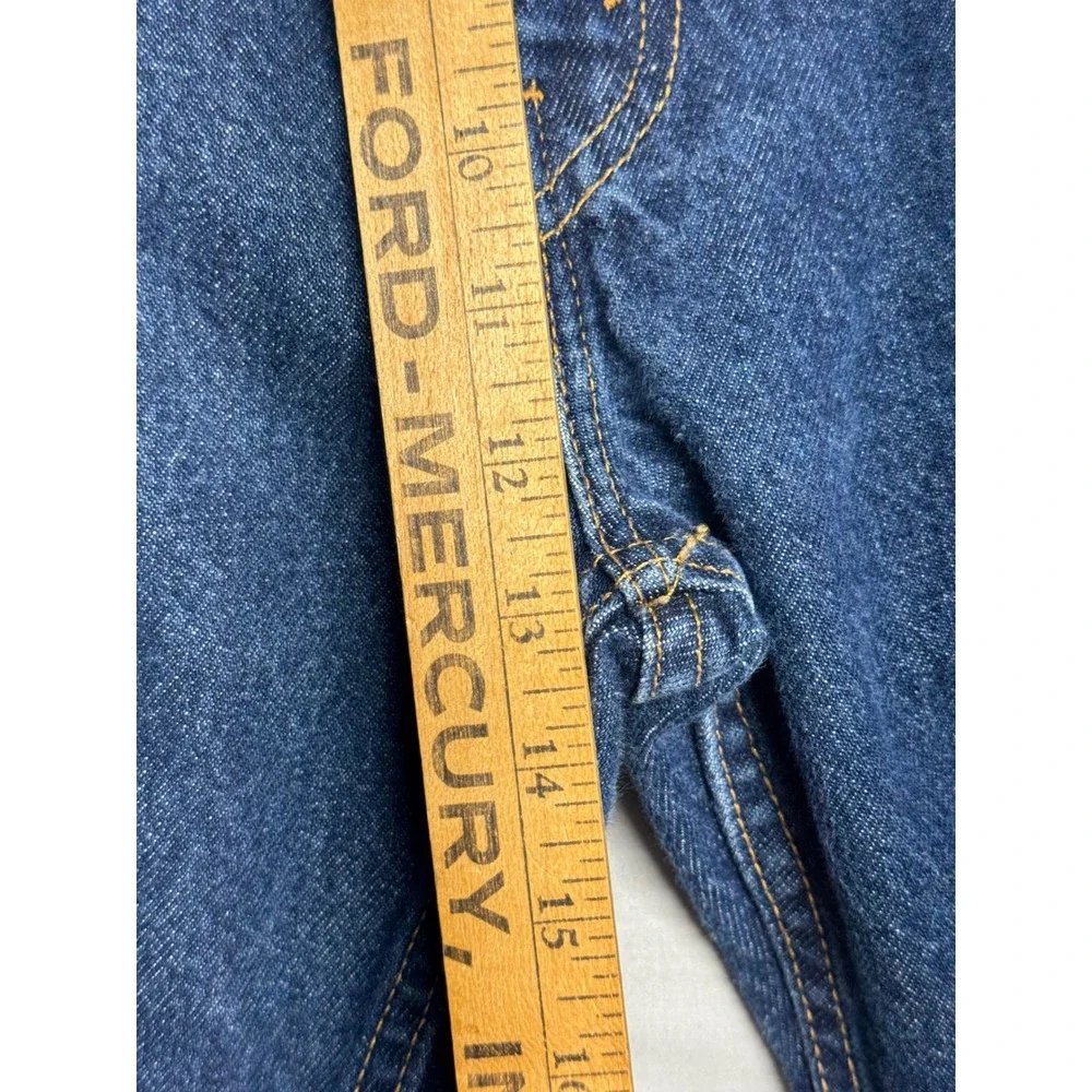 Levis 505 Regular Fit Jeans Mens 40x30 Dark Wash Blue Vintage Y2K 2002 505-0216